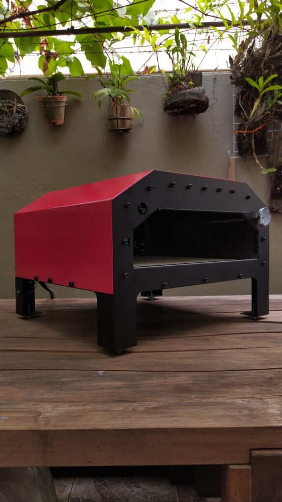 Forno de pizza a gás Los Rey's Clássico vermelho